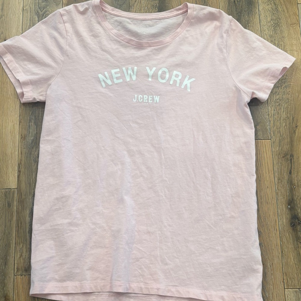 J. Crew Pink New York Women's Tee M